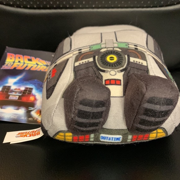 Back to the Future DeLorean Time Machine Plush 8” - Picture 3 of 4